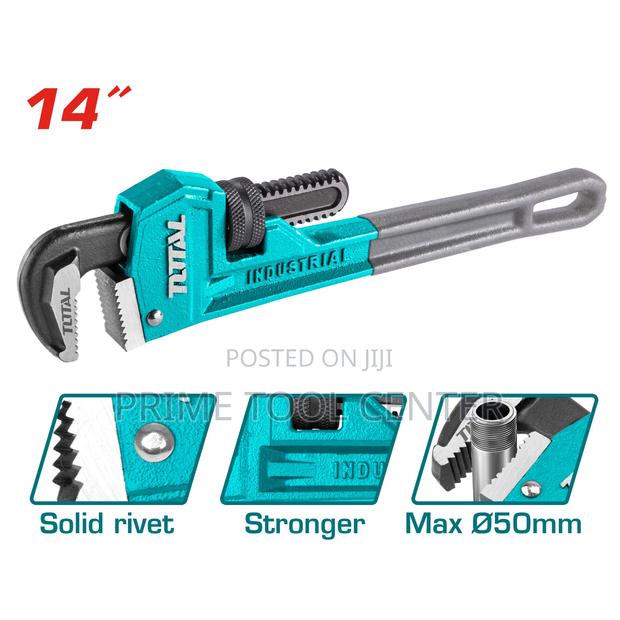 Total Pipe wrench Size:14″ (350mm)