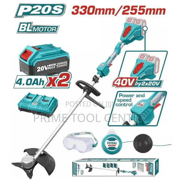 Total Cordless string trimmer and brush cutter TSTLI200285
