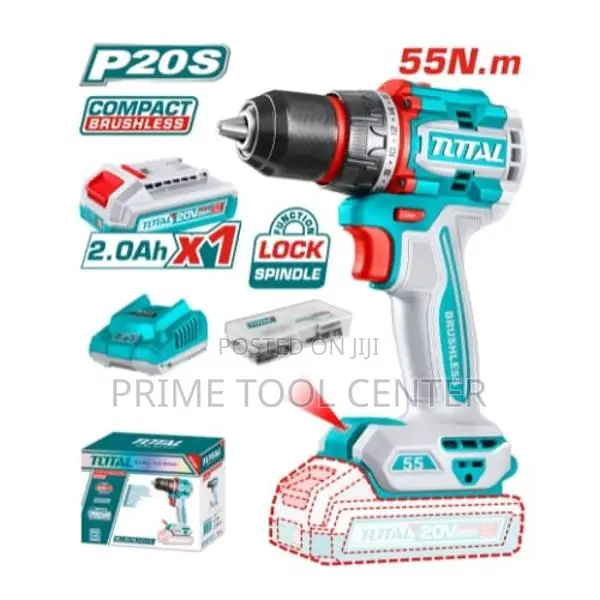 Total Compact Brushless Cordless Drill 20V