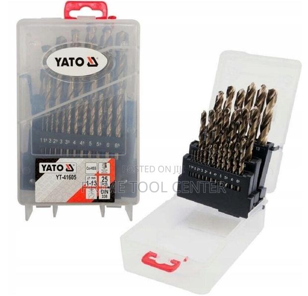 Quality Yato 25pcs co-hss twist drill bit set