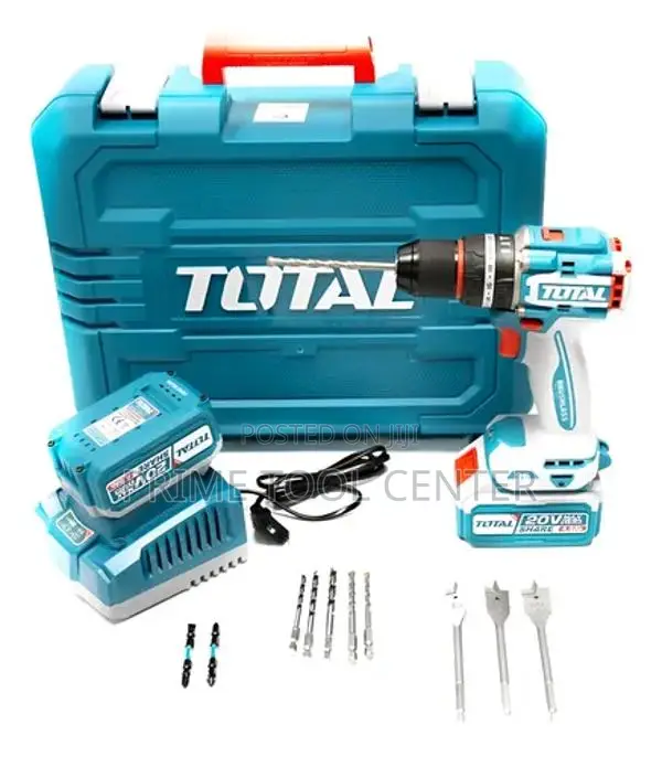 Total Brushless cordless impact drill 96Nm 20v