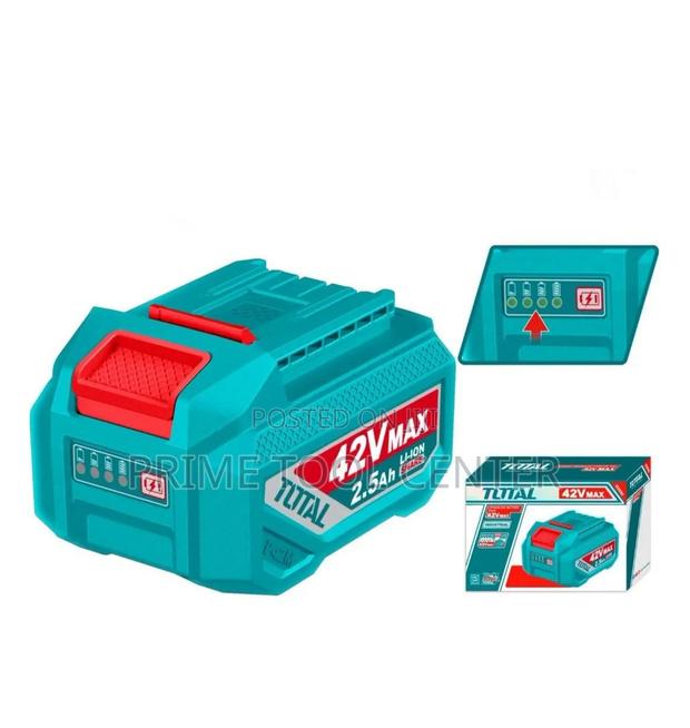 Total Lithium-Ion battery pack Voltage: 42V 2.0Ah