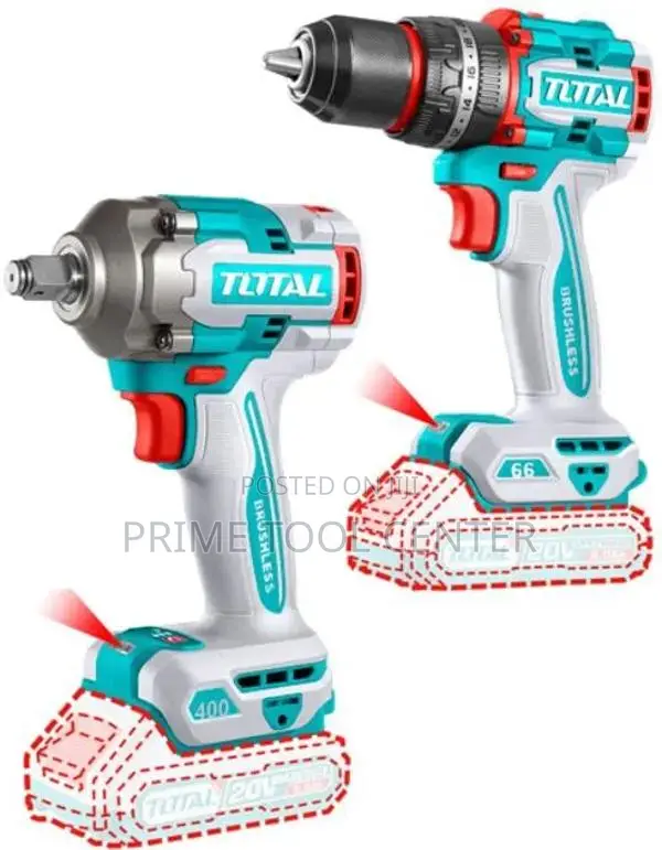 Total Cordless 2 pcs combo kit