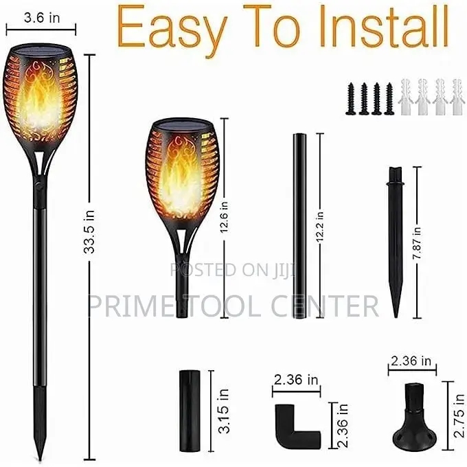 Solar Light Flicker Flames Outdoor