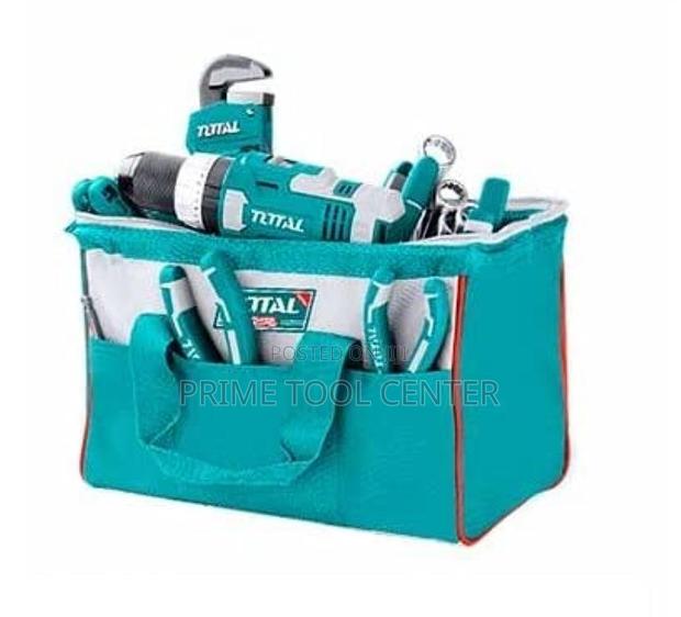 Total Tool bag Size: 16″ Max load: 15kg