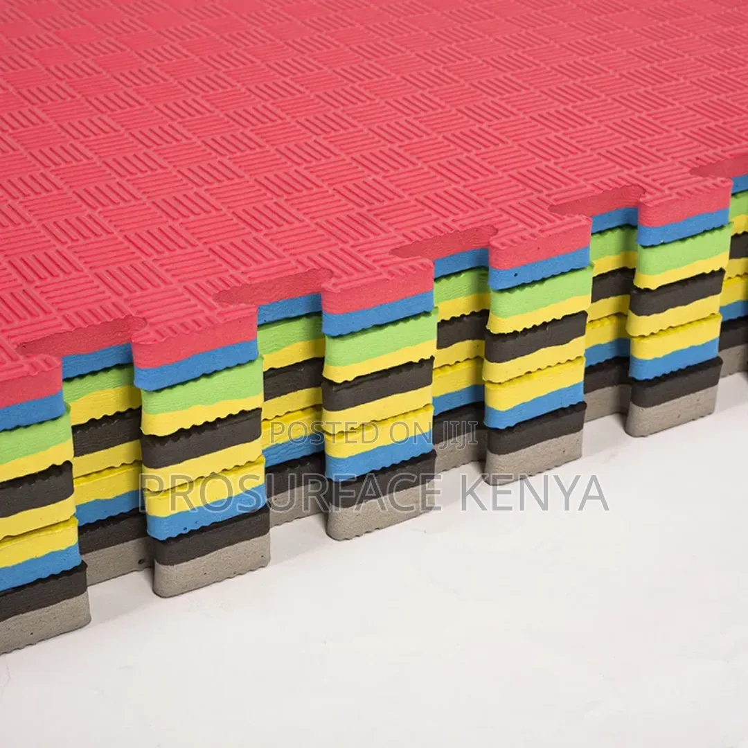 1×1m EVA Exercise Mat 25mm | Thick Gym Workout Flooring – KSh 2,999