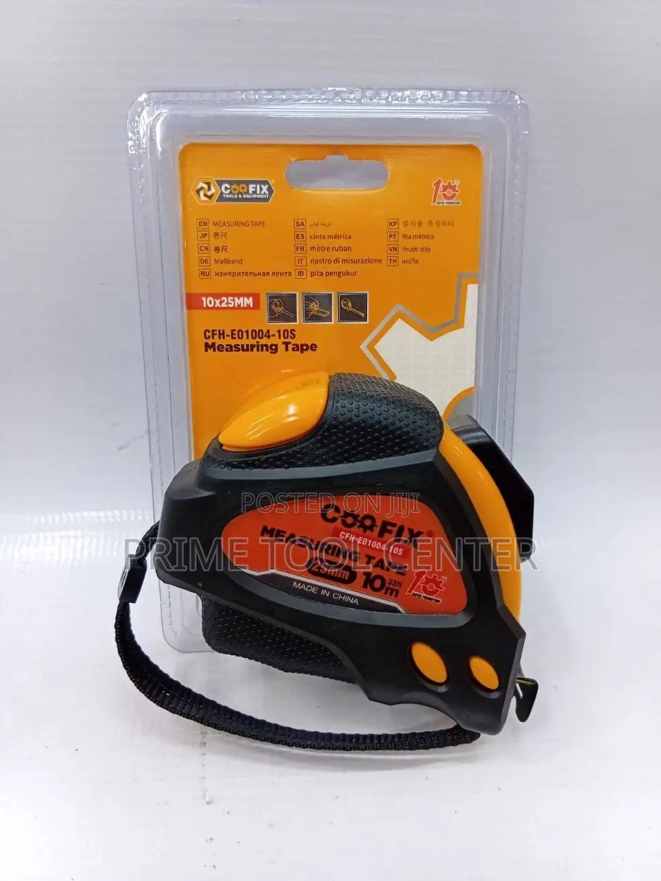 Coofix tape measure 10 meters 25mm