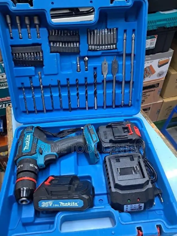 36v Cordless Drill Metalic chunk