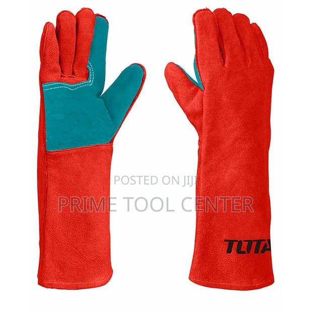 Total Welding leather gloves Length:16″ - main view