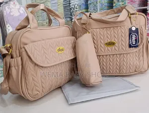 Chicco 4 Piece Baby Diaper Bag Set/With Changing Mat Bottle Holder