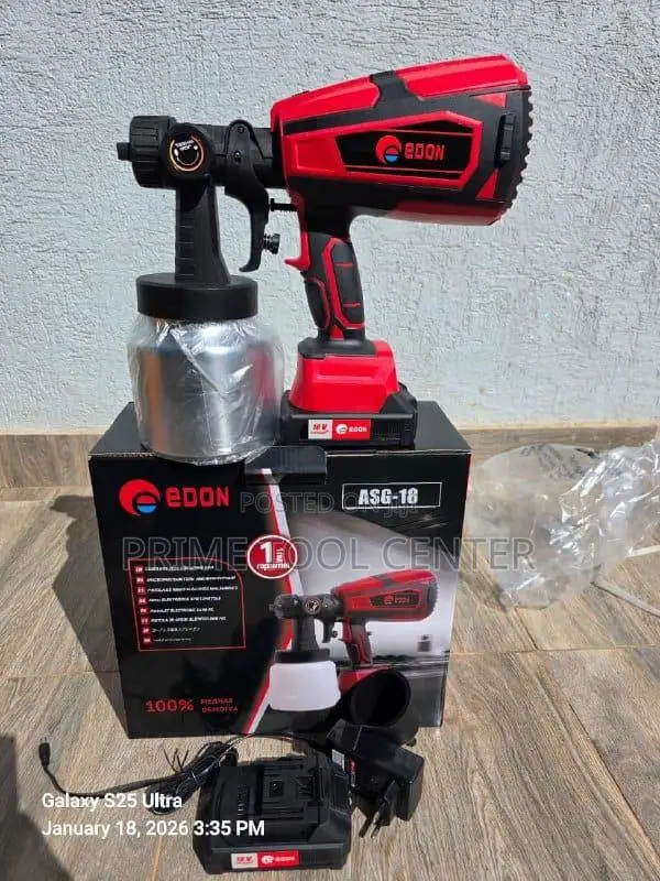 Edon ASG-18 cordless electric paint sprayer