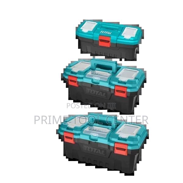 Total 3 Pcs plastic tool boxes set