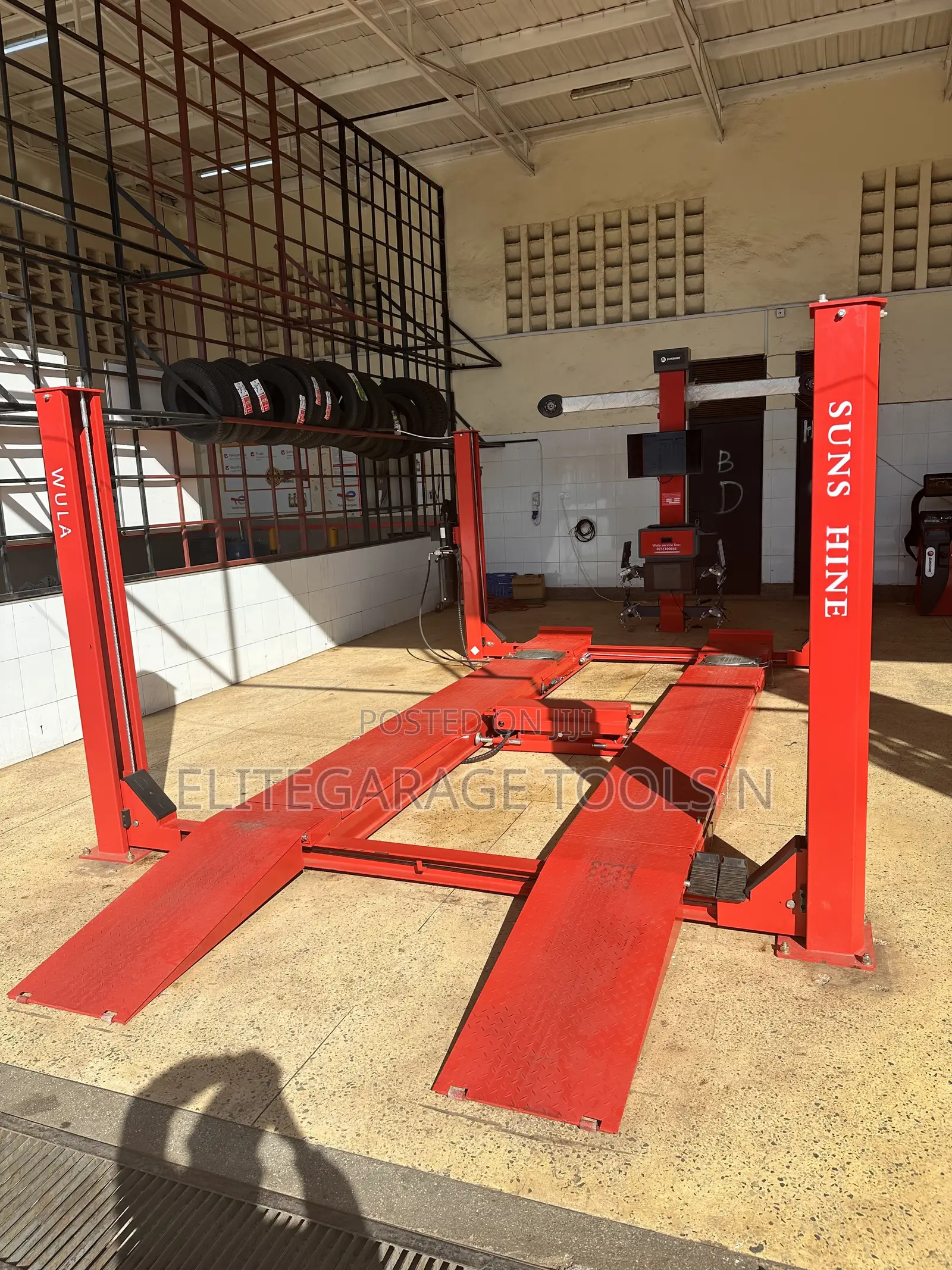 Heavy Duty Italian 3d Alignment System With Four Post Lift