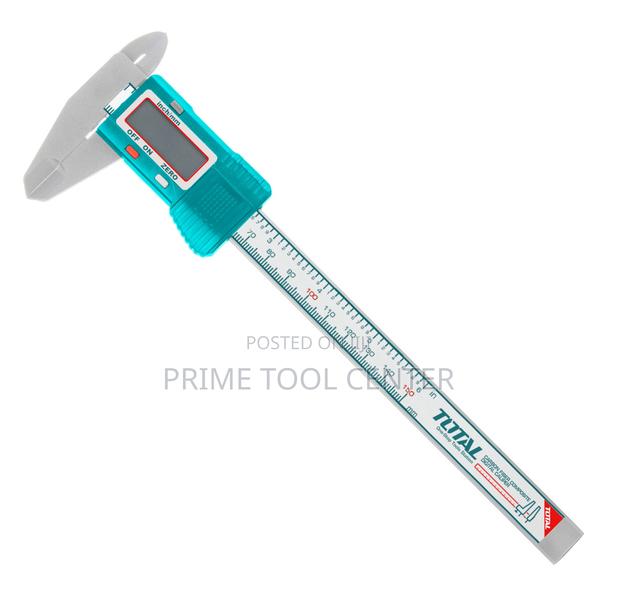 Total Plastic Digital Caliper Range:0-150mm/0-6‘’