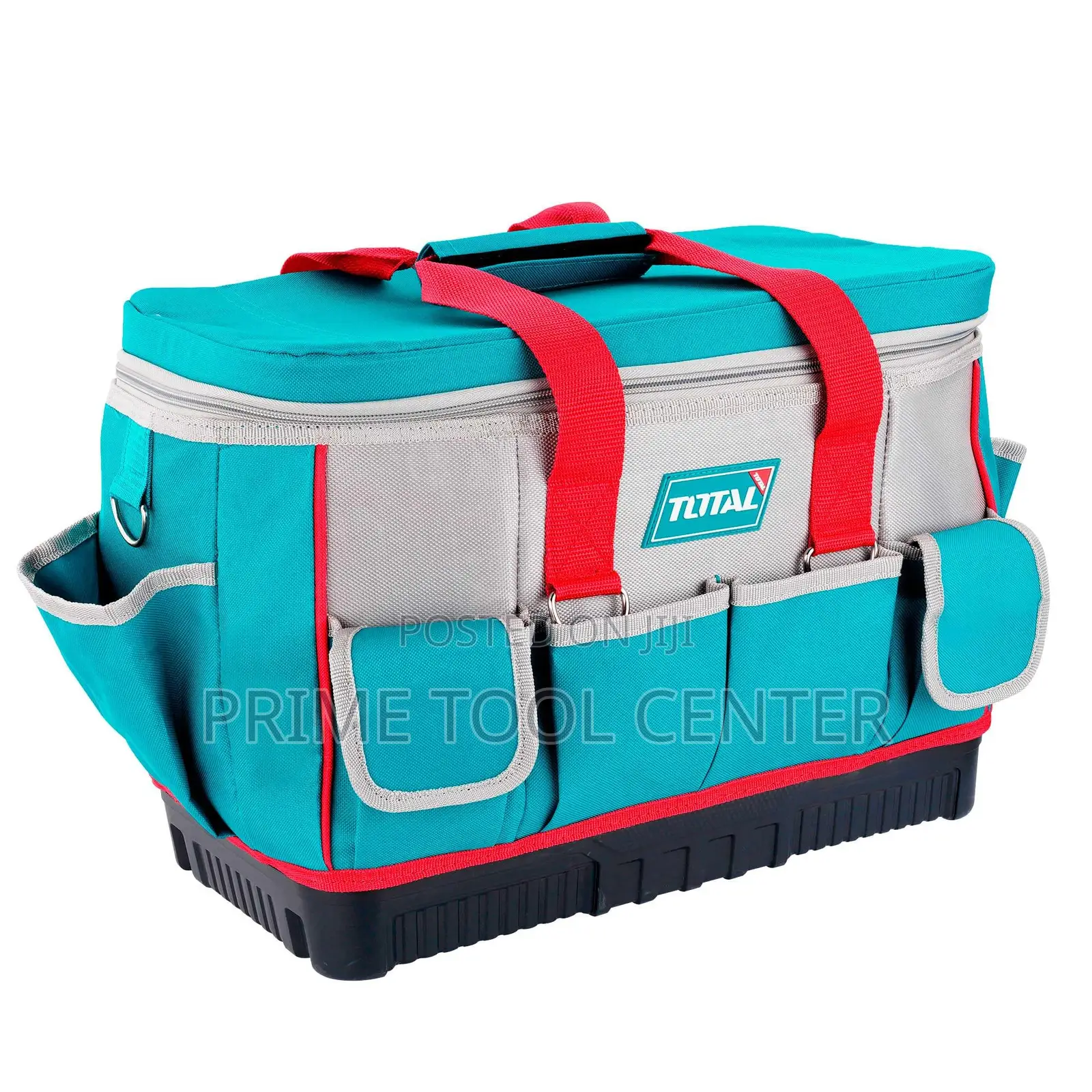 Total Tool bag Size: 16″ 25 pcs pockets for tools