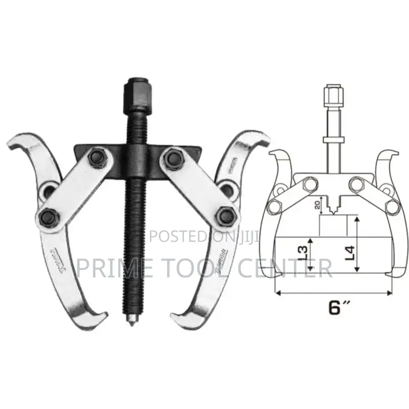 Total Two jaws puller Size:6″ 2Jaws,Maxforce:5000KG