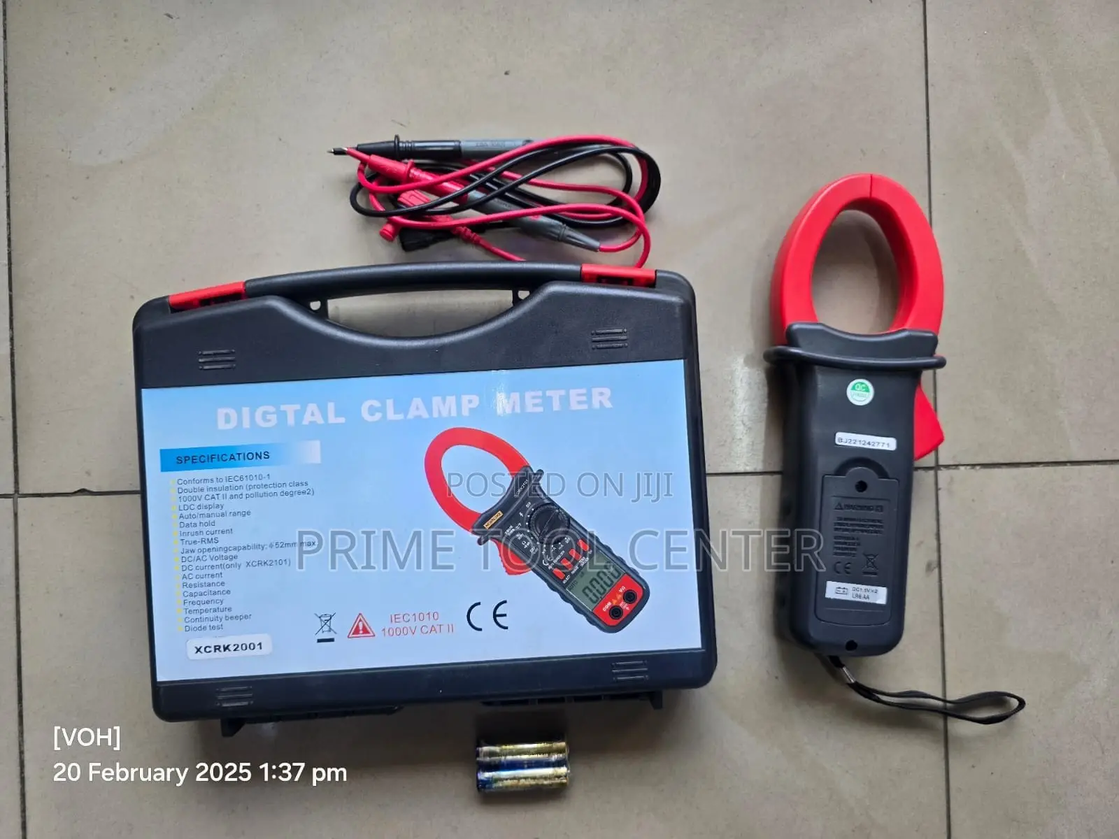 AC digital clamp meter 1000amp