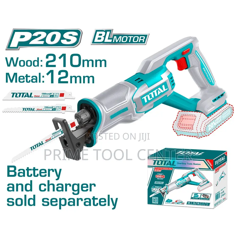 Total Cordless reciprocating saw Voltage:20V