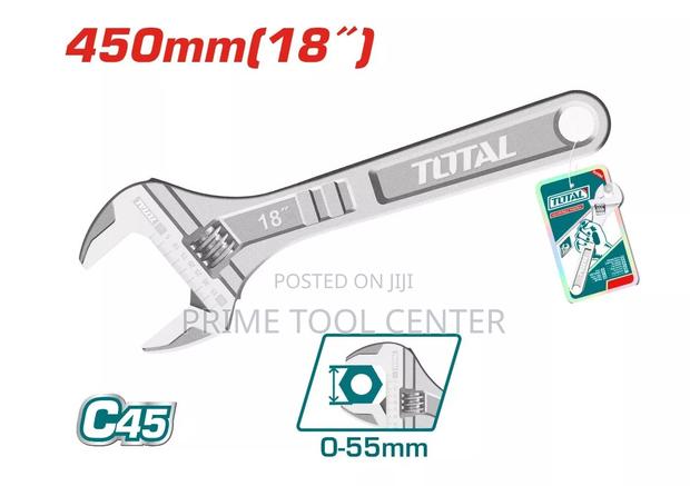 Total Adjustable wrench Length:450mm(18″) - thumbnail 2