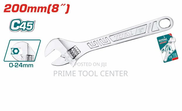 Total Adjustable wrench Length:200mm(8″) - thumbnail 3