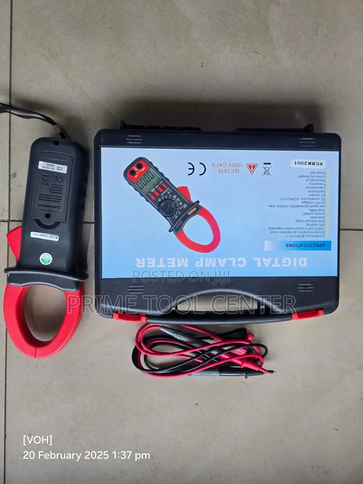 AC digital clamp meter 1000amp
