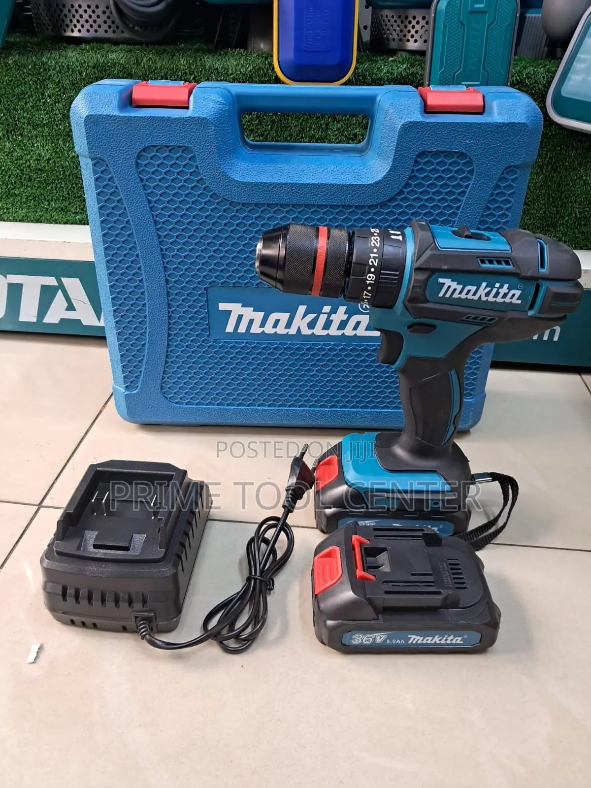 Cordless drill set 36v fully packed accessories