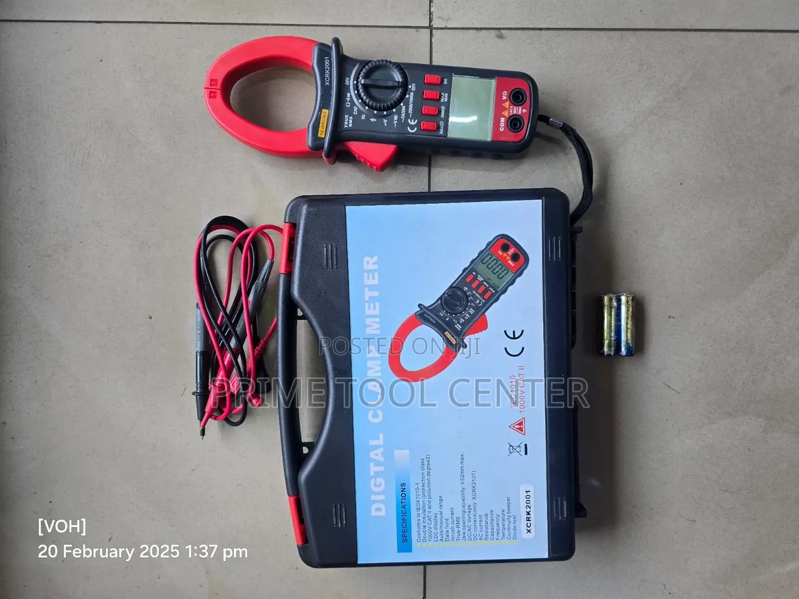AC digital clamp meter 1000amp