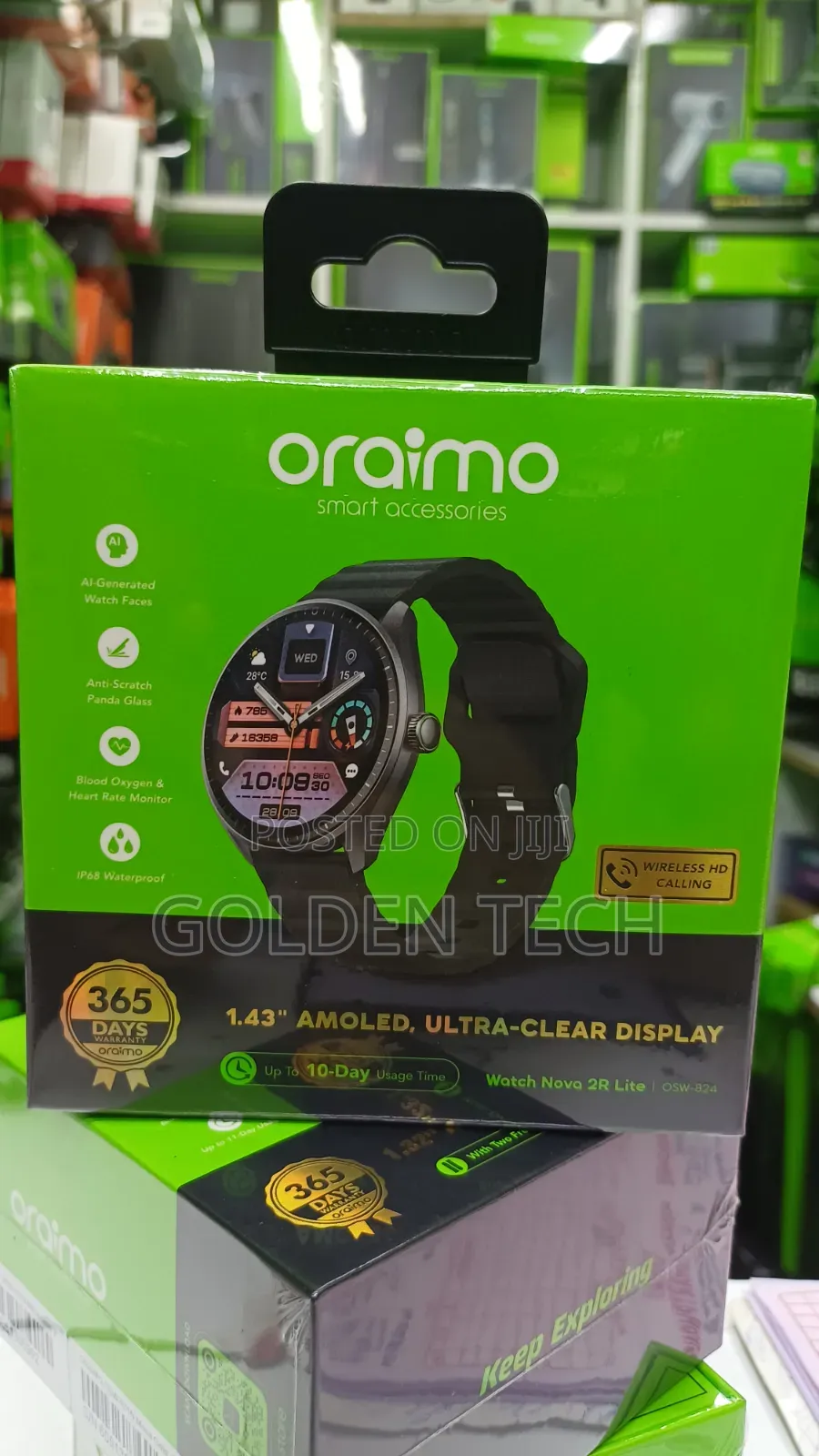Oraimo Watch Nova 2R Lite 1.43" AMOLED Ip68 Smart Watch