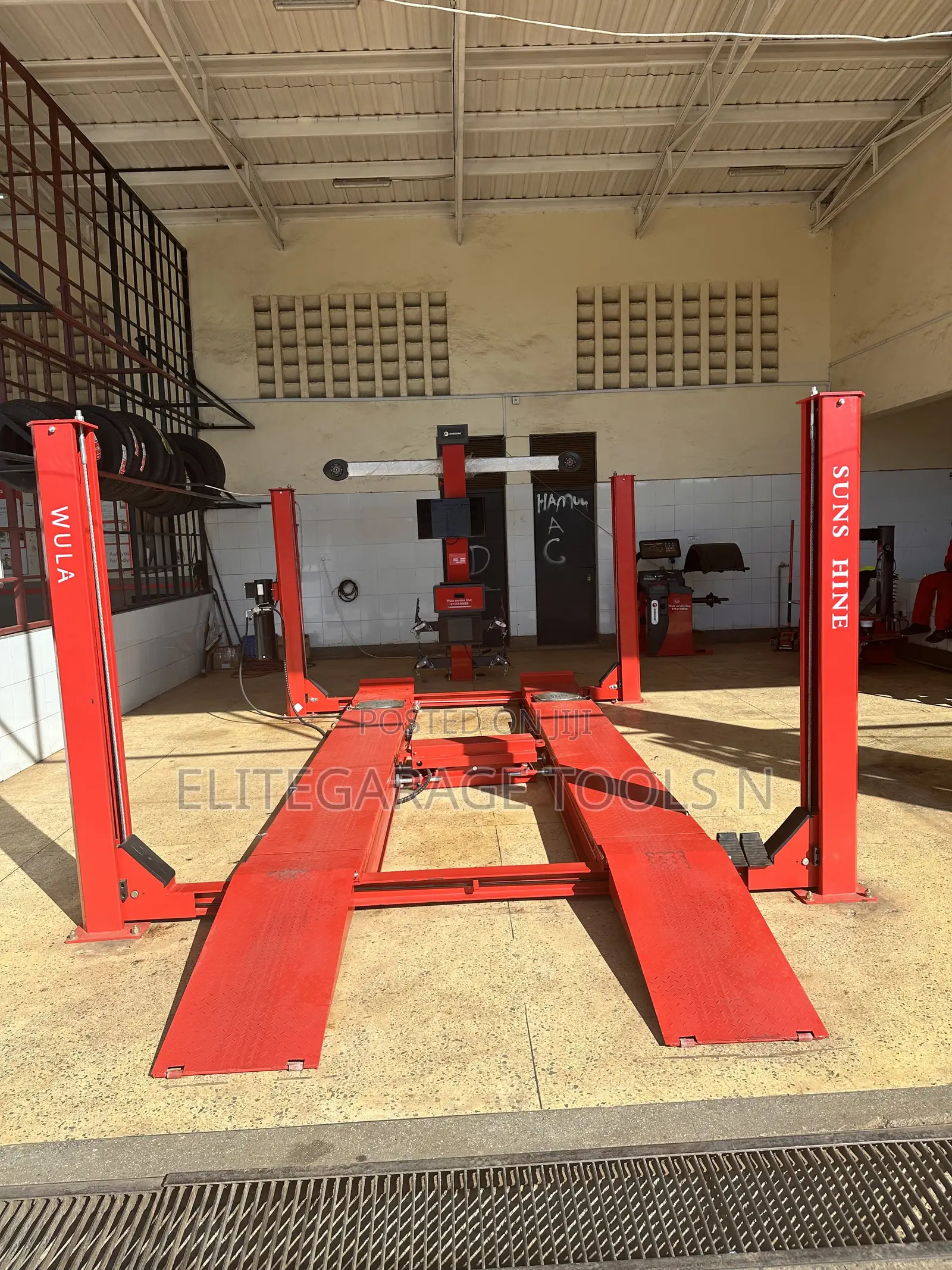Heavy Duty 3d Alignment System With Four Post Lift