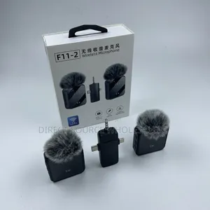 F11-2 Wireless Microphone for Phone Video Recording
