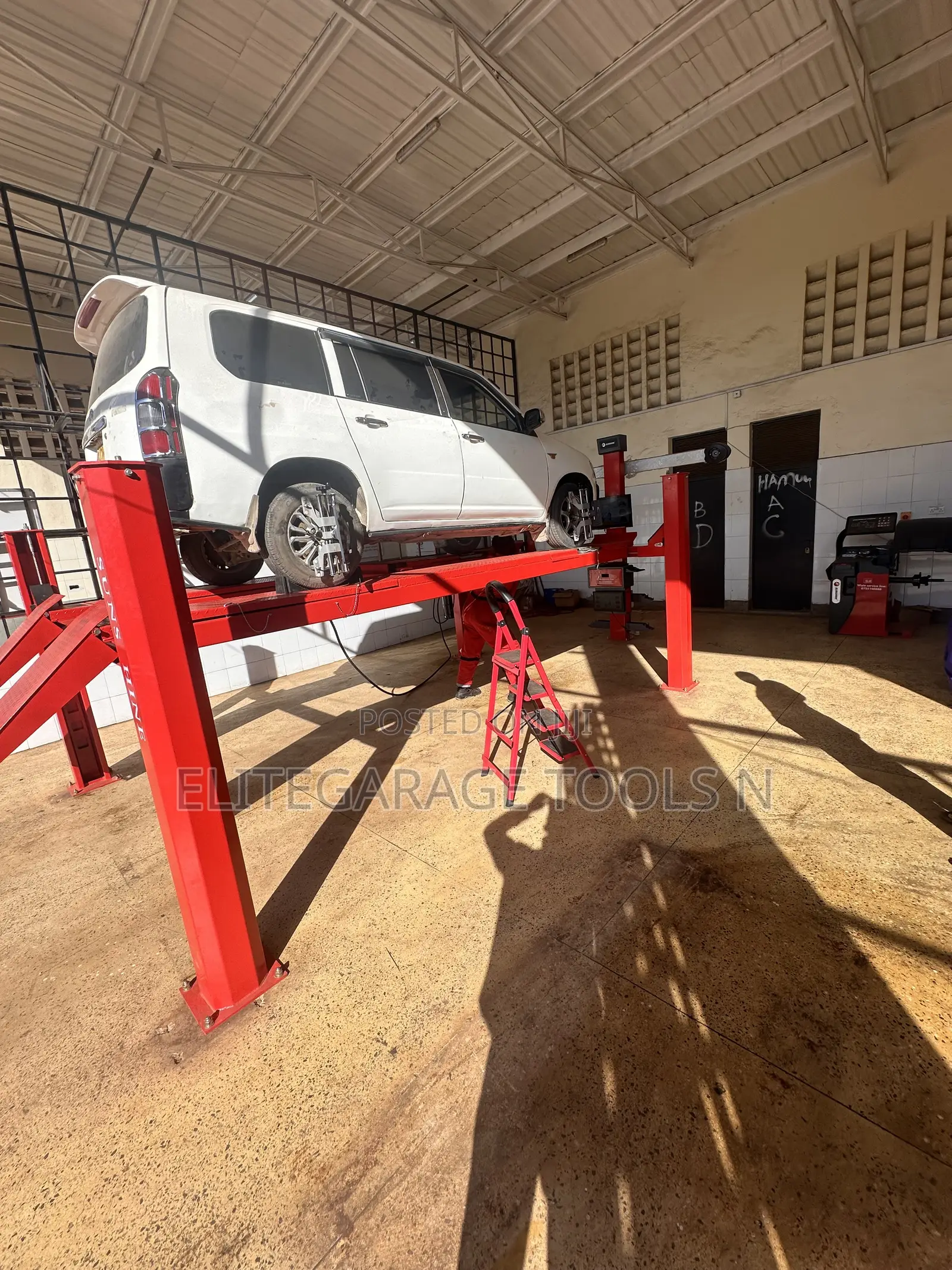 Heavy Commercial 3d Alignment System With Four Post Lift