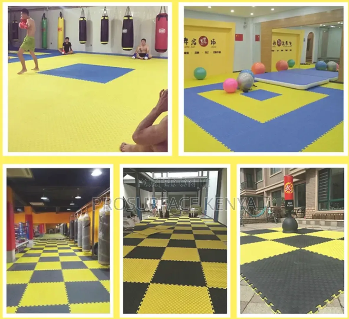 EVA Gym Mat 60×60cm 10mm | Home Commercial Gym Flooring
