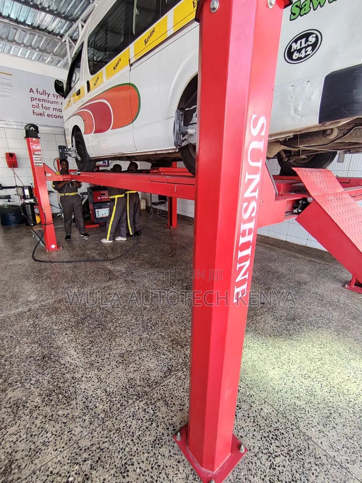 Easy Underbody Access Heavy Duty 4post 4tns Carlift Sunshine Italy