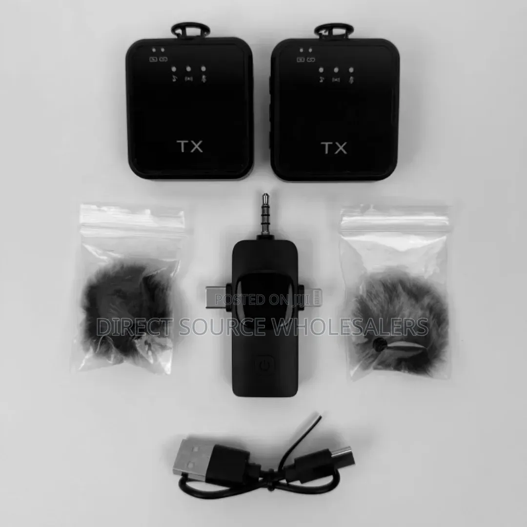 F11-2 Dual Wireless Lavalier Microphone | HD Audio
