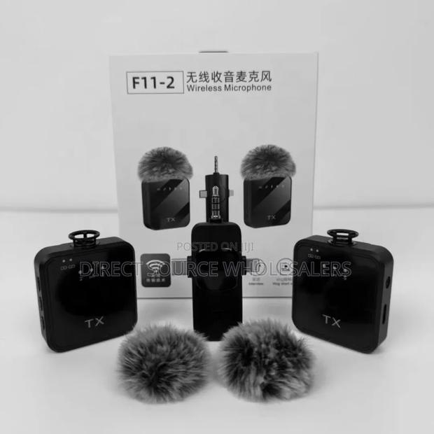 F11-2 Wireless Mic for iPhone Android | Vlogging Mic
