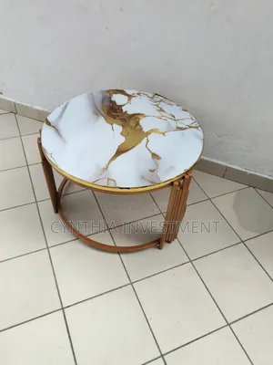 Round Marble Top Coffee Table