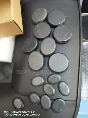 16pcs Professional Hot Massage Stone Black Warmer Rock Set