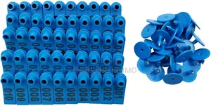 Blue Slim Tags - Numbered Ear Tag