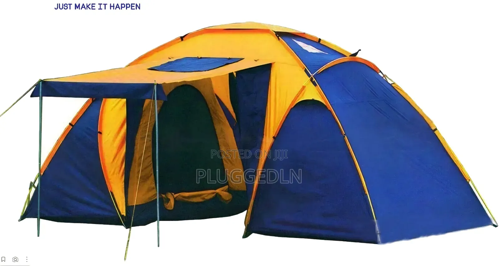 3 in 1 Large Camping Tent. 450*220*200 CMS 5-8 Persons