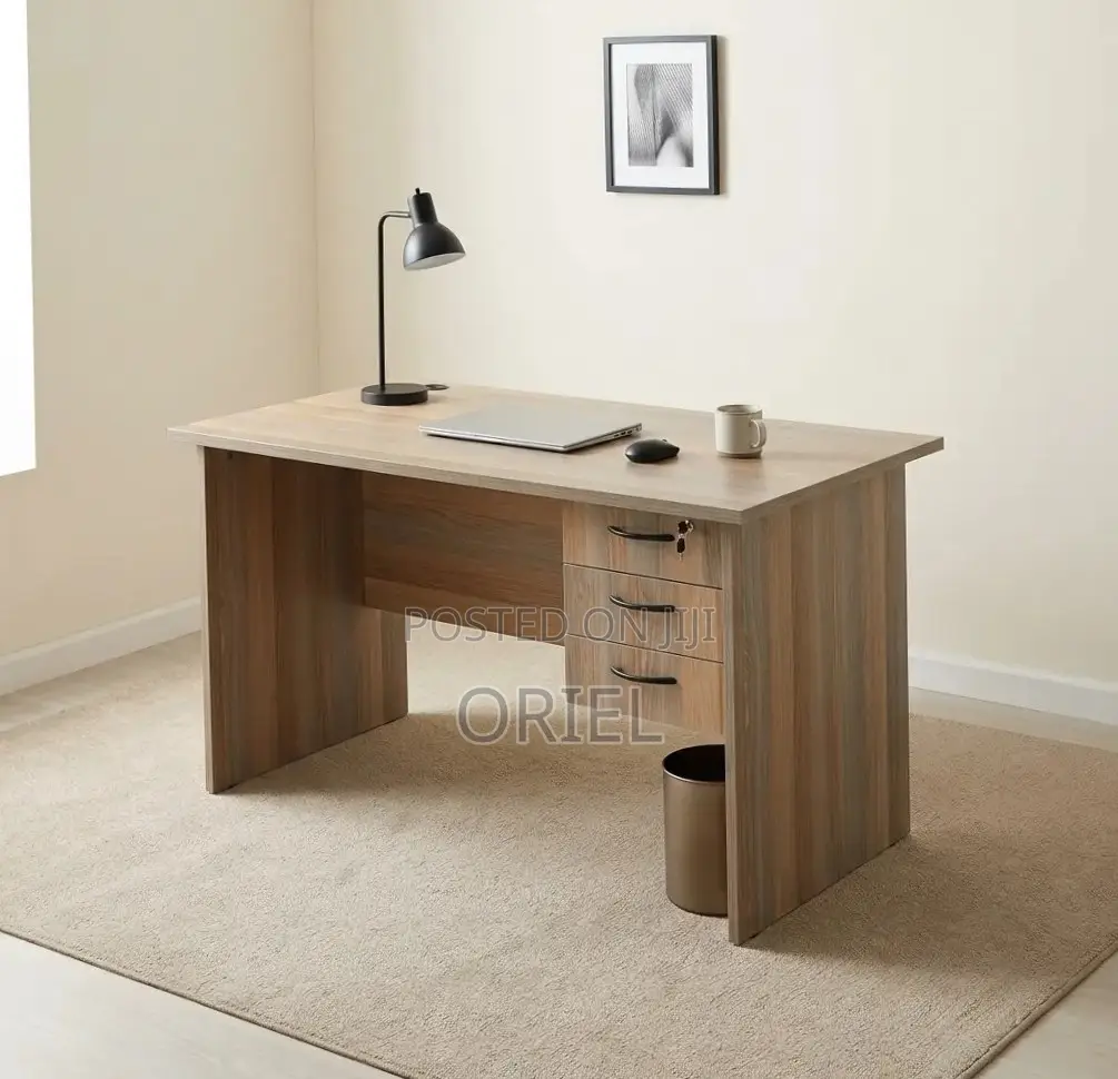 Office Desk : 120CM Staff Work Desk With Drawers