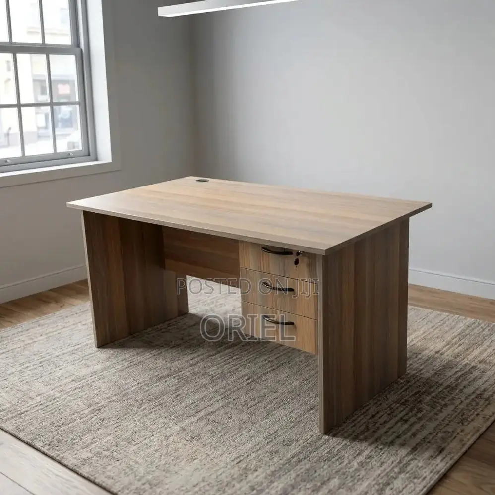 Office Desk : 120CM Staff Work Desk With Drawers