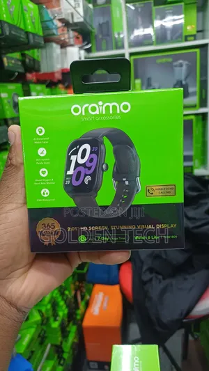 Oraimo Watch 6 Lite 2.01” Smartwatch With Cool UI Interface