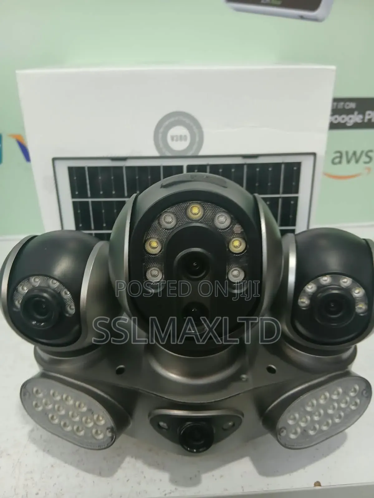 4lens Solar Camera With Lights