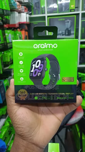 Oraimo Watch 6 Lite 2.01” Antiscratch Smartwatch