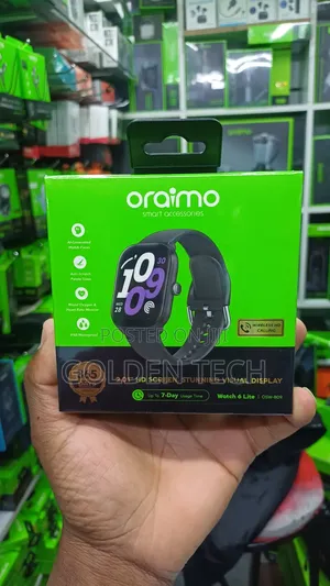 Oraimo Watch 6 Lite 2.01” Antiscratch Smartwatch