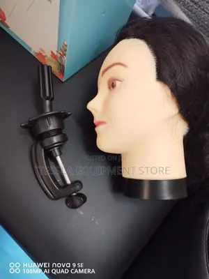 Dummy Head Doll With Hair, Hairdressing Training Doll Model