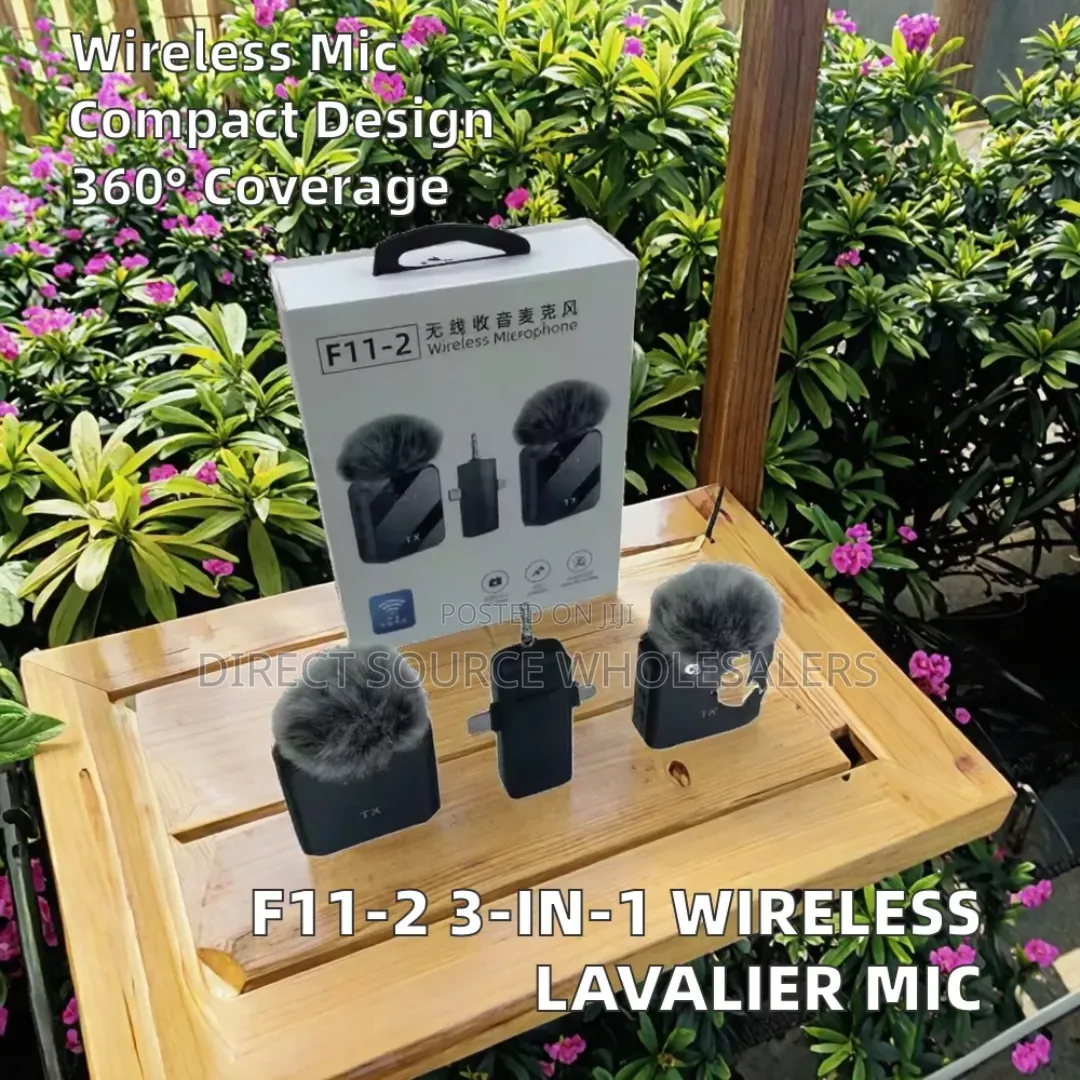 F11-2 Wireless Lavalier Microphone – Professional Audio