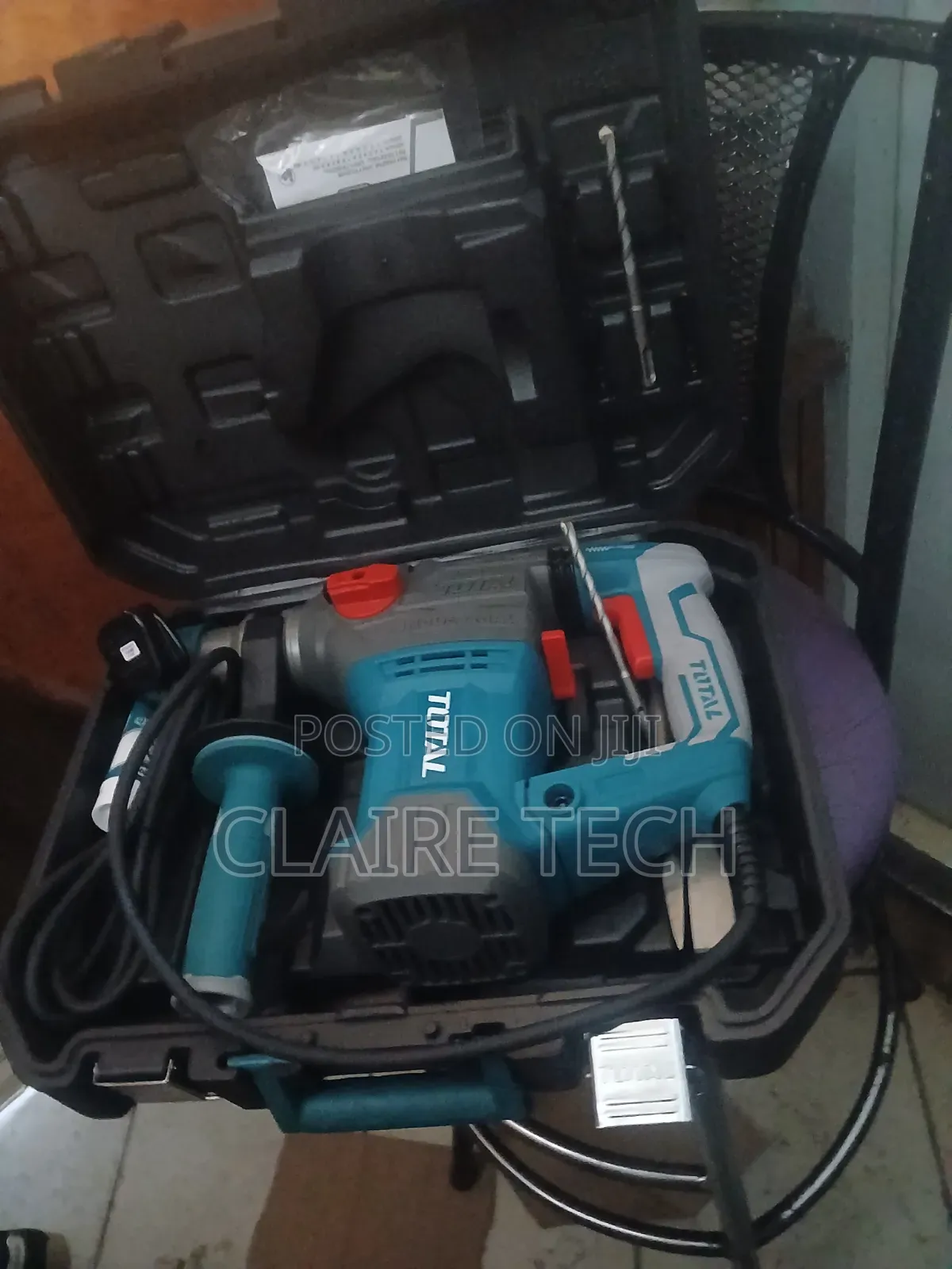 Total 1500W High-Power Hammer Drill Machine