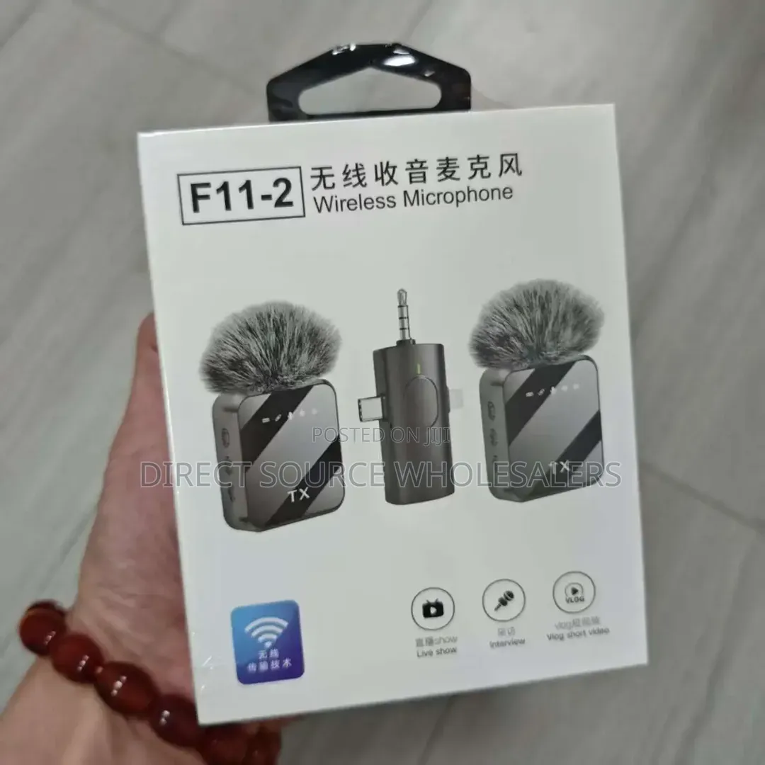 F11-2 Wireless Mic for Phone – Clear Sound Noise Reduction