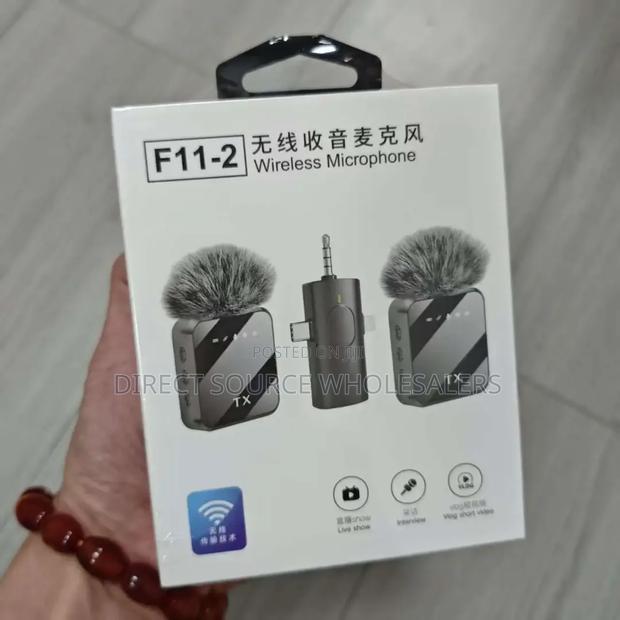 F11-2 Wireless Mic for Phone – Clear Sound Noise Reduction